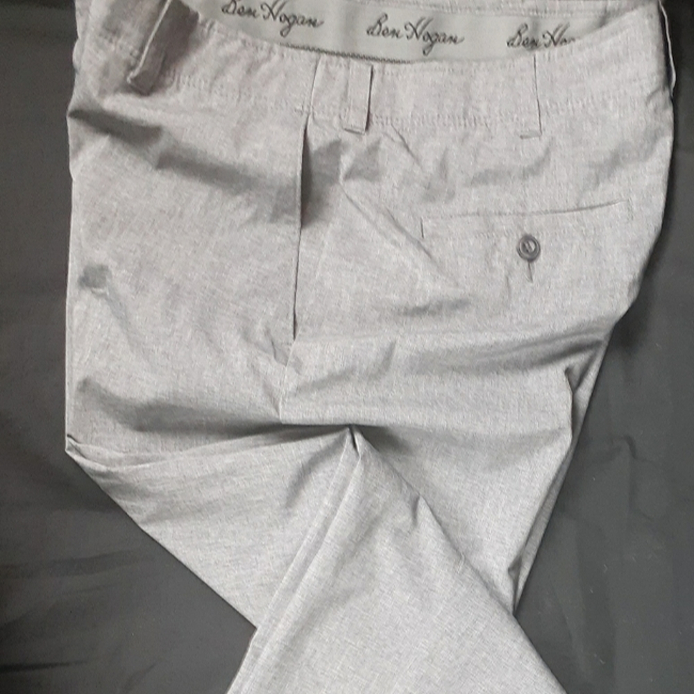 Men's Ben Hogan Grey Fit Dress Pants